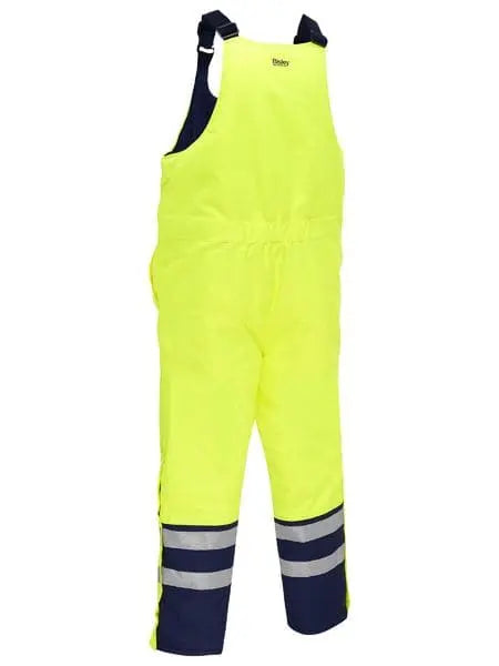 Bisley Workwear Taped Hi Vis Freezer Bib & Brace Coverall BAB6452T - City Workwear